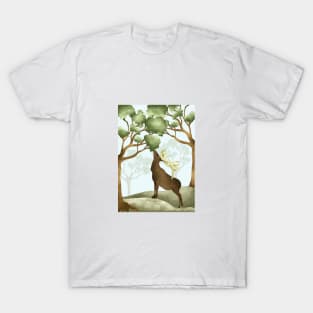 Big Horned Deer T-Shirt